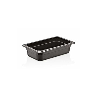 Polycarbonate Gastronorm Pan Black GN 1/2