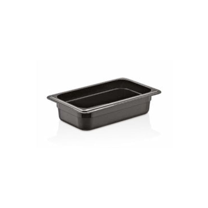 Polycarbonate Gastronorm Pan Black GN 1/2 Polycarbonate Gastronorm Pan Black GN 1/2