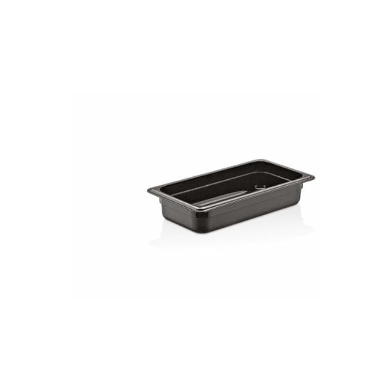 Polycarbonate Gastronorm Pan Black GN 1/3 Polycarbonate Gastronorm Pan Black GN 1/3