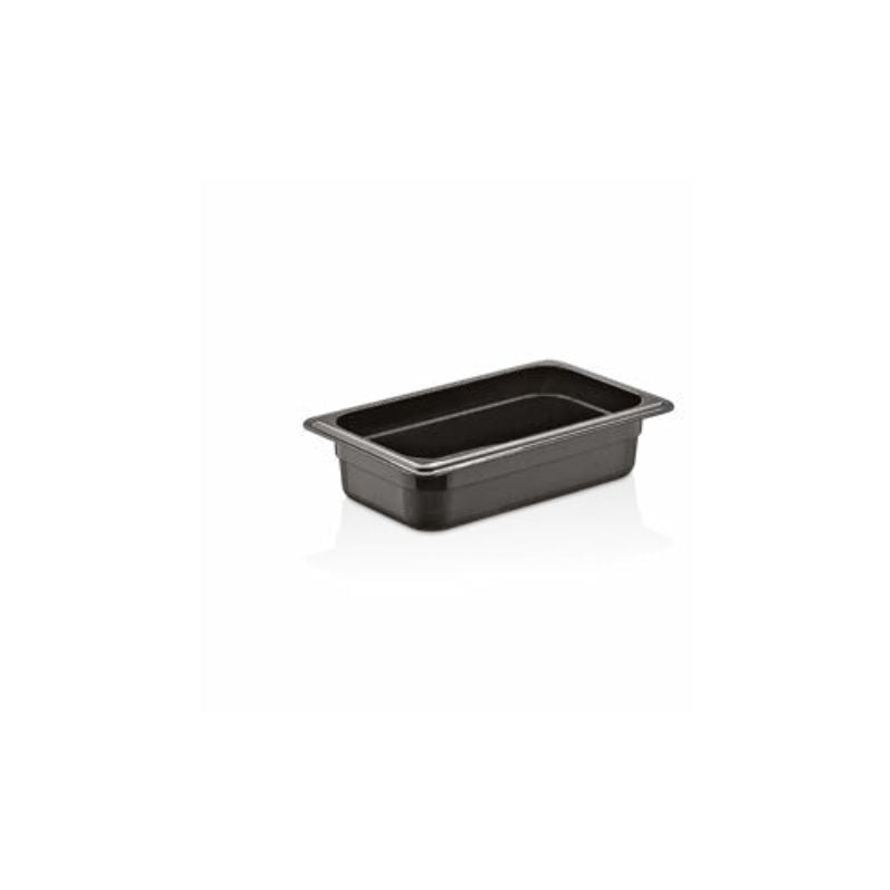 Polycarbonate Gastronorm Pan Black 1/4 Polycarbonate Gastronorm Pan Black 1/4