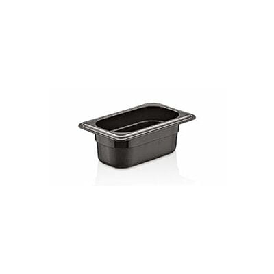 Polycarbonate Gastronorm Pan Black GN 1/9