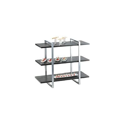 Snack Stand 3 Tier Black