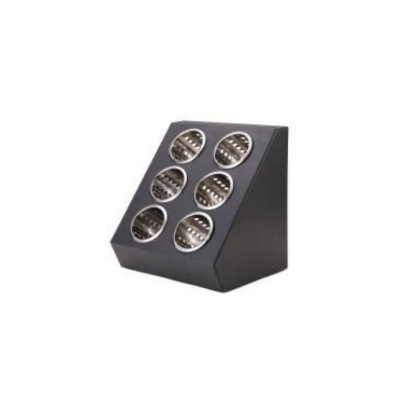 6-Hole Counter Flatware Dispenser S/S set 6-Hole Counter Flatware Dispenser S/S set