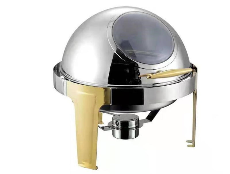 Chafing Dish-Round-Rollup with window-6Ltr Chafing Dish-Round-Rollup with window-6Ltr