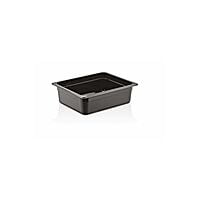 Polycarbonate Gastronorm Pan Black GN 1/2 Polycarbonate Gastronorm Pan Black GN 1/2