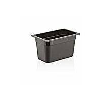 Polycarbonate Gastronorm Pan Black 1/4 Polycarbonate Gastronorm Pan Black 1/4