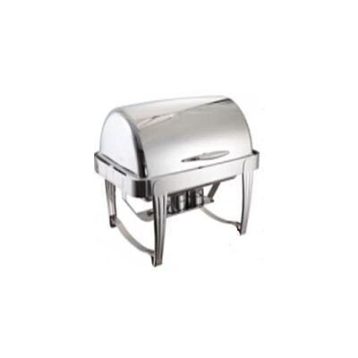 SS 201 +SS410 9L Oblong Roll Top Chafer 431203D