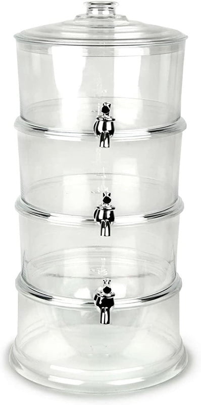 3 Tier Acrylic Beverage Dispenser 3 Gallons 3 Tier Acrylic Beverage Dispenser 3 Gallons