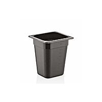Polycarbonate Gastronorm Pan Black GN 1/6 Polycarbonate Gastronorm Pan Black GN 1/6