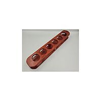 Wooden Shot Glass Holder, Red Wooden Shot Glass Holder, Red