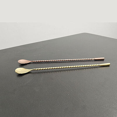 Bar Spoon SS - Brass and Copper Coated